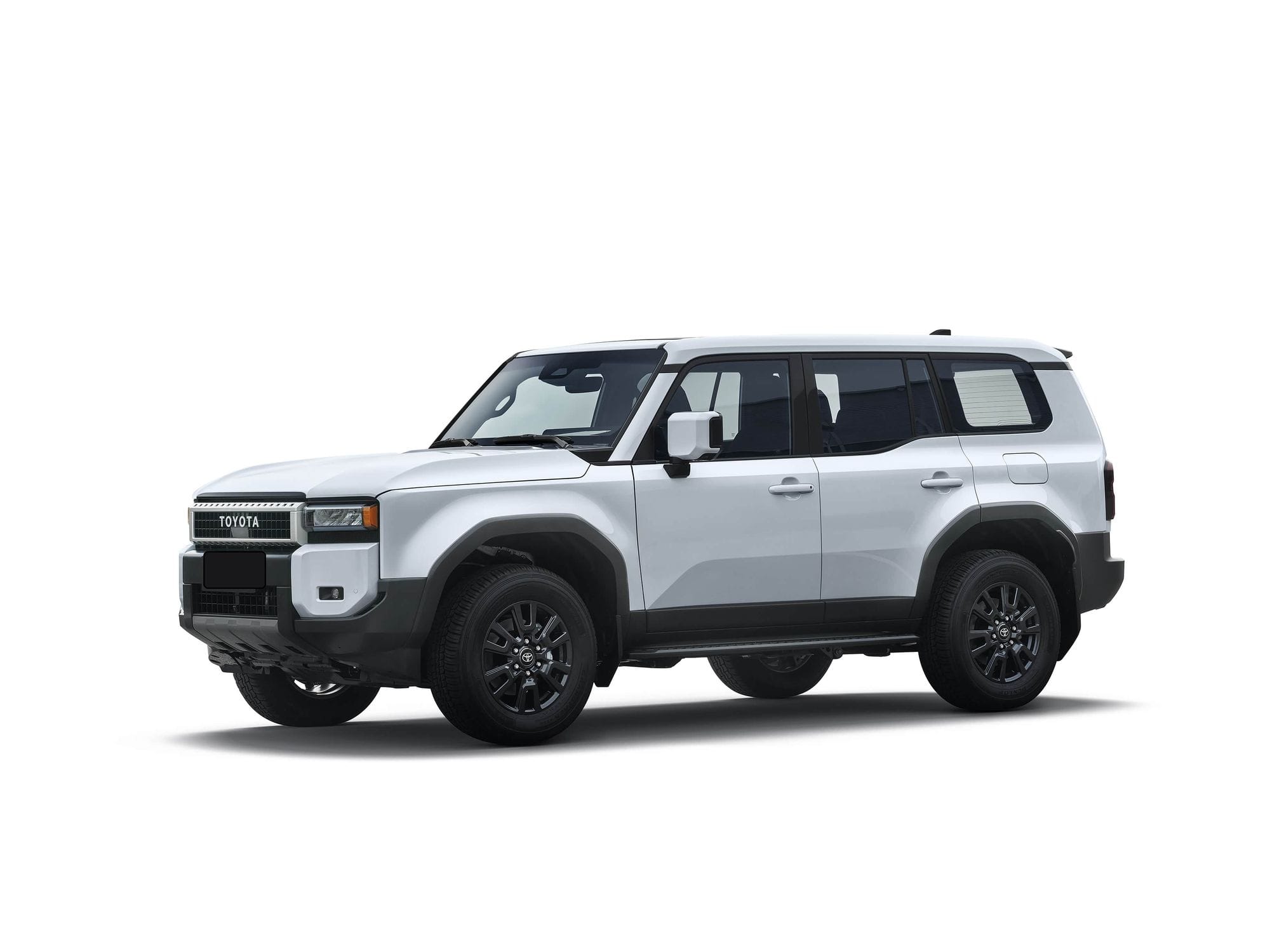 2024 Toyota Land Cruiser Prado (LC250) front three-quarter view — full-size SUV for export